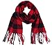Wander Agio Kids Scarf Warm Shawls Scarves Parent-child Scarf Womens Plaid Small Scarfs Red Black