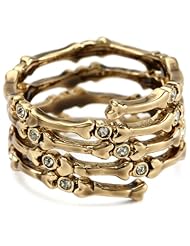 House of Harlow 1960 Bone Wrap Ring