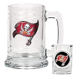 Tampa Bay Buccaneers Beer Mug And Shot Glass Boilermaker Set