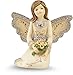 Pavilion Gift Company Elements October Monthly Angel Figurine, Includes Tourmaline Birthstone, 3-Inch