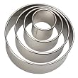 Ateco 4 Piece Stainless Steel Round Cutter Set