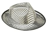 Adult Silver Sequin Fedora Hat