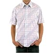 Hugo Boss Orange label short sleeve check shirt