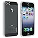 eForCity TPU Rubber Skin Case Compatible with Apple iPhone 5 / 5S, Clear - Retail Packaging - Clear