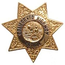 California Highway Patrol Badge Pin 1"