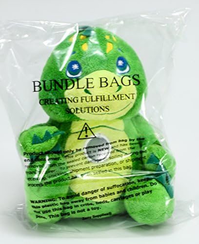 Zany 9x12 Self-Seal Clear Poly Bags ; Suffocation Warning for FBA ; Peel and Seal Closure! FBA Prep, Bagging and Bundling