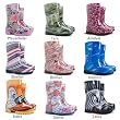 DEMAR bunte Kinder Gummistiefel viele Motive TWISTER PRINT (28/29, Katze)