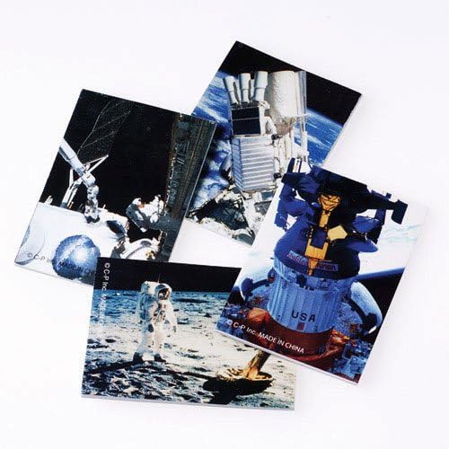 Lot Of 12 Assorted Space Astronaut Theme Mini Memo Notebook Pads
