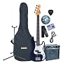 Encore EBP-PK40BOFT Black Electric Bass Guitar Outfit