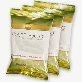 Cafe Halo French Vanilla Ground Coffee, 2-Ounce Bags (Pack of 24)