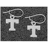 Logo Art Tennessee Volunteers Sterling Silver Team Font 3/8 Dangle Earrings