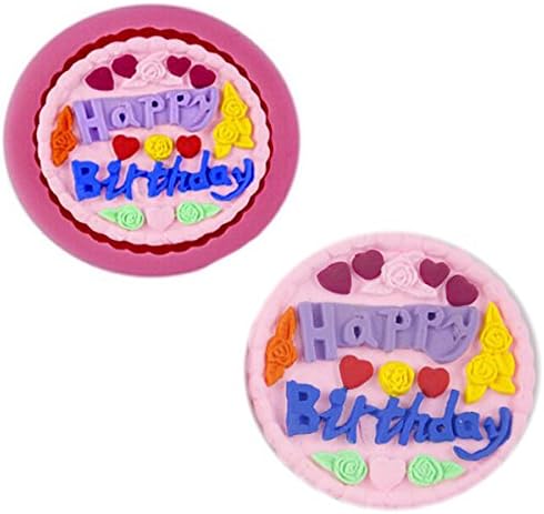 [Free Shipping] 3D Silicone Happy Birthday Fondant Chocolate Mold Mould Cake Decoration // 3D Silicone Happy Birthday Fondant Chocolate Mold Mould Cake Decoration