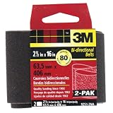 Buy 3M 9251NA-2 Heavy-Duty Power Sanding Belts, 2.5-Inch by 16-Inch, Medium Grit,... by 3M