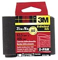 3M 9251NA-2 Heavy-Duty Power Sanding Belts, 2.5-Inch by 16-Inch, Medium Grit, 2-Pack