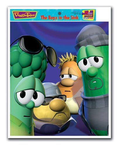 Childrens Toyshop  Toys : CHRISTIAN BIBLE PUZZLES Boyz in Sink Veggie inlaid puzzle