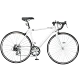 LAND GEAR(ランドギア) 700Cアルミ製シマノ14段変速ロードバイク LG-RD7014 500 ホワイト