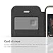Phone 6S Case, elago [Leather Flip][Black/Black] - [Card Slot][Screen Protection][Premium Hybrid Construction] - for iPhone 6/6S