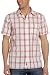 Apparel : Nautica Jeans Men's Short Sleeve Sheer Red Check Woven Shirt