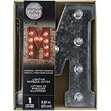 Darice Silver Metal Marquee Letter 9.875"-M