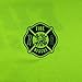 RescueTees Safety Green High Visibility Fire Rescue Duty T-Shirt