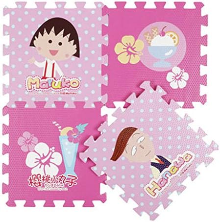 9 Pcs Kids Crawling Rug Cartoon Floor Mat Baby's Game Carpet Eva Foam Puzzle Mat Maruko