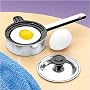 Individual Single Egg Poacher Non Stick Aluminum with Cover