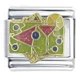 Cosmopolitans Food Beverages Italian Charms Bracelet Link