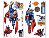 Superman - Peel & Stick - 24 Large Super Man Wall Appliques