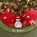 Snowman Personalized Christmas Tree Skirt