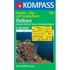 Kompass Karten, Ostharz: Wanderkarte. Mit dem Netz der Harzer Schmalspurbahnen
