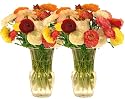 Mini-Ranunculus Flower Bouquet - 60 Stems - Free Fast Shipping - Fresh Cut from California