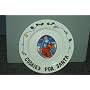 Cookies for Santa decorative 8' plate ( ceramic )