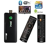 101Targets RKM Rikomagic Quad Core Mini PC MK802IV RK3188 Bluetooth Android 4.2 TV BOX With Mele F10 3 in 1 Mouse Keyboard