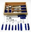 Gr�we 37-teiliges Starter-Set MILANO aus 30-teiligem Men�besteck, 6 Haushaltmesser / K�chenhelfer und Schubladeneinsatz