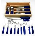 Gr�we 37-teiliges Starter-Set MILANO aus 30-teiligem Men�besteck, 6 Haushaltmesser / K�chenhelfer und Schubladeneinsatz