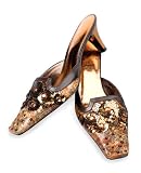 NEW SALE ITEM - Sequined Bronze Mule by J. Renee