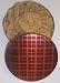 Gourmet Food : Scott's Cakes 1 lb. Brownie Chunk Cookies in a Plaid Tin
