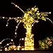 Copper Wire Light Strings, LTROP 33ft 100 LED Battery Powered Starry String Lights, Ambiance Lighting Décor Rope Light for Outdoor, Garden, Home, Party, Christmas (Battery Not Included)-Warm White