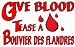 Give Blood Tease a Bouvier Des Flandres Youth Long Sleeve T-Shirt for boys or girls