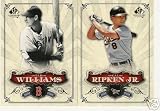 2006 Upper Deck SP Legendary Cuts Baseball Cards Complete Set of 100!! Set includes 100 legendary stars from the past (all retired superstars)-shipped in protective display box- great set for collectors of all ages- includes stars like Ted Williams, Cal Ripken Jr., and more!