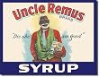 Uncle Remus Syrup Metal Tin Sign 12.5"W x 16"H
