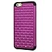iPhone 6 Plus Case, iPhone 6 Plus Bling Case, Style4U Studded Rhinestone Crystal Bling Hybrid Armor Case Cover for iPhone 6 Plus 5.5 Inch with 1 HD Screen Protector and 1 Stylus [Purple/Black]