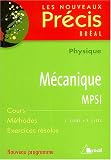 M�canique MPSI