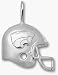Kansas State Wildcats Power Cat Helmet Pendant - Sterling Silver Jewelry