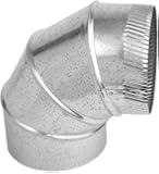 Speedi-Products SM-26A90 06 6-Inch 26-Gauge 90-Degree Round Adjustable Elbow