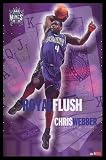 Chris Webber (Royal Flush) Sports Framed Poster Print - 24