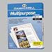 Hammermill(R) Multipurpose Paper, 3-Hole Punched, 8 1/2in. x 11in., 20 Lb., 92 Brightness, Ream Of 500 Sheets