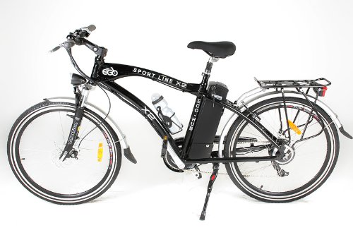 250W Elektrofahrrad E-Bike Elektrobike Mountainbike X2 36V Elektroantrieb Silber