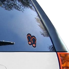 Auburn Tigers Flip Flop 5'' x 7'' Decal