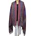 Womens Shawls Reversible Wrap Wool Floral Design 80 x 40 inches